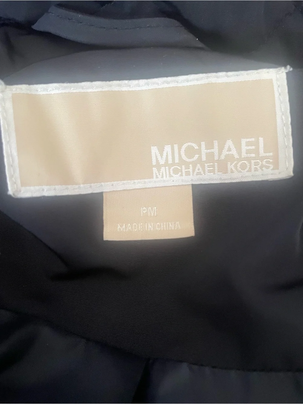 Michael Kors quilted puffer